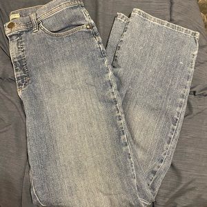 Lee Light Wash Classic Straight Fit Jeans